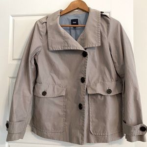 Gap women’s peacoat-light weight/grey